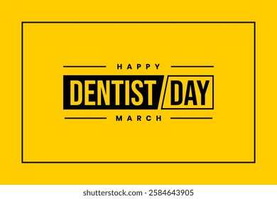 Dentist Day holiday concept vector