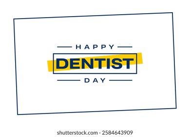 Dentist Day holiday concept vector