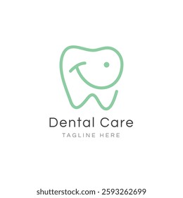 Dentist Dental clinic logo care hospital doctor medical logo teeth icon colorful solid line art 