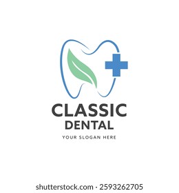 Dentist Dental clinic logo care hospital doctor medical logo teeth icon colorful solid line art 