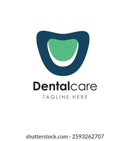 Dentist Dental clinic logo care hospital doctor medical logo teeth icon colorful solid line art 