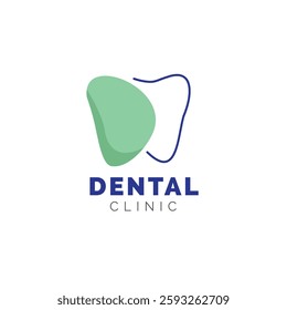 Dentist Dental clinic logo care hospital doctor medical logo teeth icon colorful solid line art 