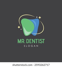 Dentist Dental clinic logo care hospital doctor medical logo teeth icon colorful solid line art 