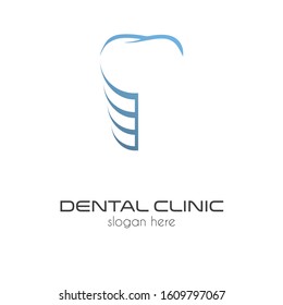 dentist dental logo icon vector template