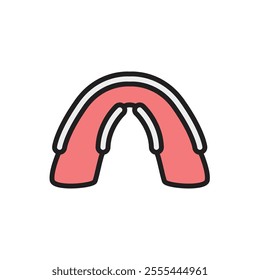 Dentist Dental Trainer Icon Vector Illustration