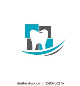 Dentist and dentistry clinic vector logo design.	
