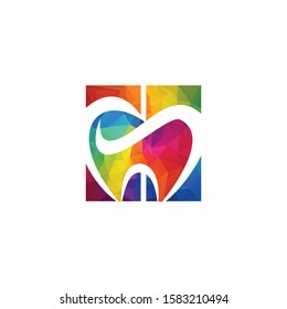 Dentist and dentistry clinic vector logo design.	