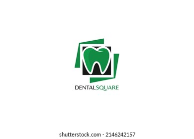 Dentist and dentistry clinic vector logo design. Healthy dental care letter logo design.