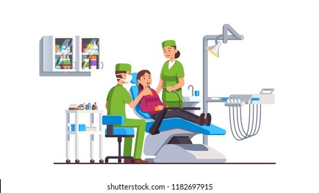 Modern Dental Office Stock Vectors Images Vector Art Shutterstock