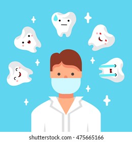Dentist Doctor Vector illustration