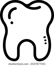 Icono e ilustración del Vector del doodle del dentista