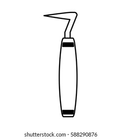 dentist drill isolated icon