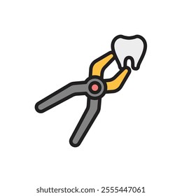 Dentist Extraction Icon Vector Illustration