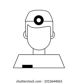 Dentist faceless cartoon