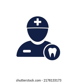 dentist glyph icon design vector image