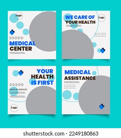 Dentist and health care social media post