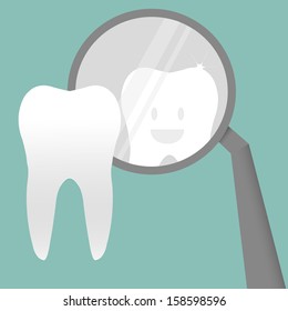 Dentist  Healthy Teeth - vector