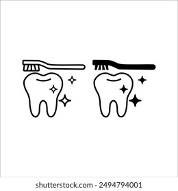 dentist icon, dental health orthodontist simple and clean modern design.