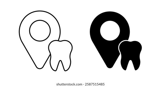 Dentist icon. Dental icon set