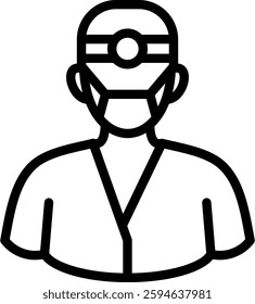 Dentist Icon Element For Design
