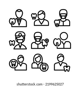 dentist icon or logo isolated sign symbol vector illustration - Collection of high quality black style vector icons

