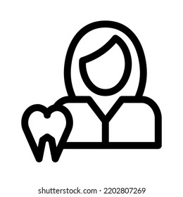 dentist icon or logo isolated sign symbol vector illustration - high quality black style vector icons
