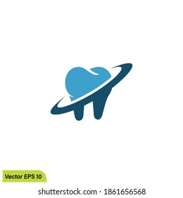 dentist icon logo template tooth symbol