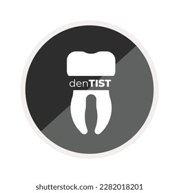dentist icon, is a vector illustration, very simple and minimalistic. With this dentist icon you can use it for various needs. Whether for promotional needs or visual design purposes