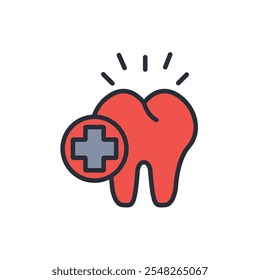 Dentist icon. vector.Editable stroke.linear style sign for use web design,logo.Symbol illustration.