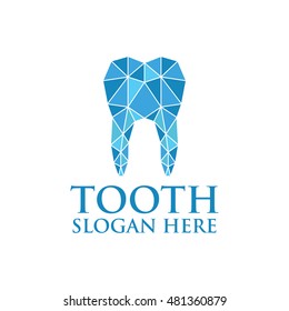 Dentist logo design template. Tooth health.