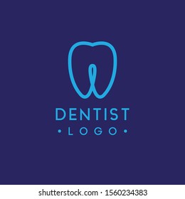 dentist logo icon, vector illustration