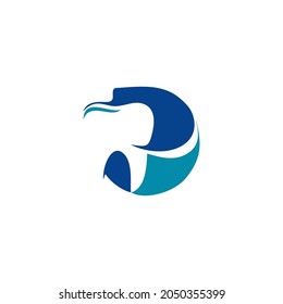 Dentist logo simple clean and elegance