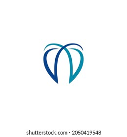 dentist logo simple clean and elegance