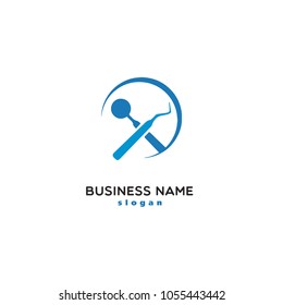 dentist logo smile salon