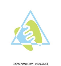 Dentist logo template. Dental clinic icon app. Happy healthy tooth idea symbol vector template.