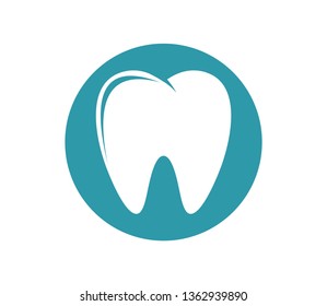 Dentist Logo tooth shape design vector template...Dental Clinic