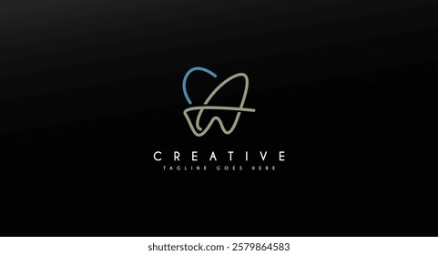 Dentist Logo tooth shape design vector template...Dental Clinic