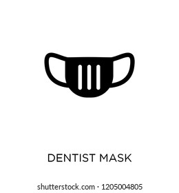 Dentist mask icon. Dentist mask symbol design from Dentist collection. Simple element vector illustration on white background.
