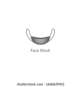 Dentist mask icon vector illustration
