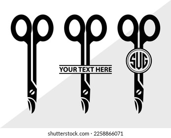 Dentist Monogram Vector Illustration Silhouette