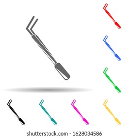 dentist multi color style icon. Simple glyph, flat vector of dental icons for ui and ux, website or mobile application
