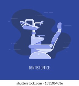 Dentist office background. Vector illustration colorful template for you design, web and mobile applications