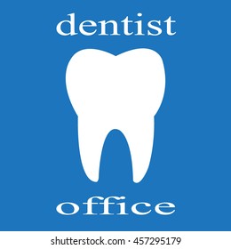 Dentist office. Tooth logo