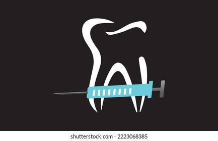 dentist pin tooth letter a,dentist logo
