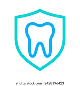 Dentist recommended approved vector icon logo badge