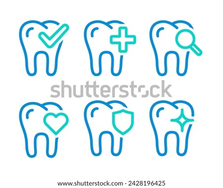 Dentist recommended approved vector icon logo badge