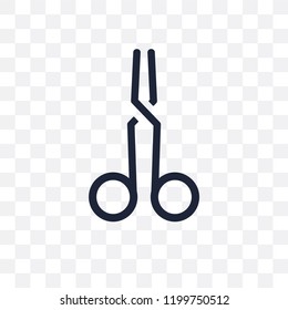 dentist Scissors transparent icon. dentist Scissors symbol design from Dentist collection. Simple element vector illustration on transparent background.