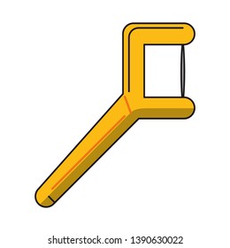 Dentist tool dental care isolated