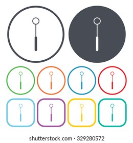 Dentist tool icon. 
