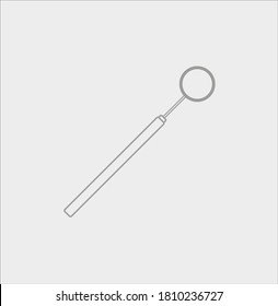 Zahnarztwerkzeug-Symbol. Illustration für Web- und Mobile-Design.